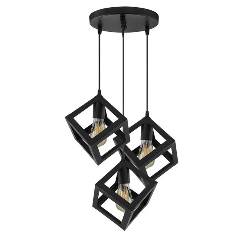 3 In 1 Square Hanging Lamp