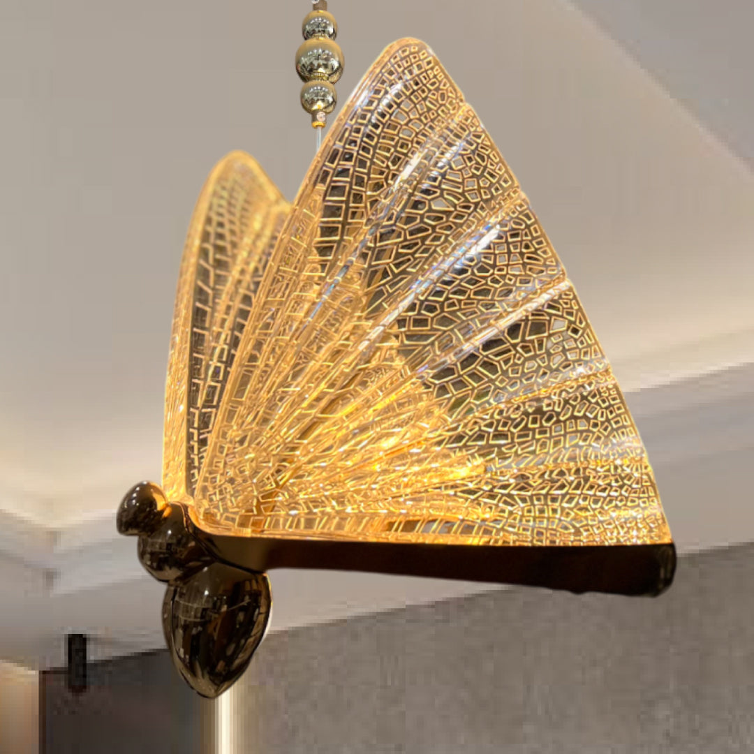 Cozy Warm Butterfly Hanging Light