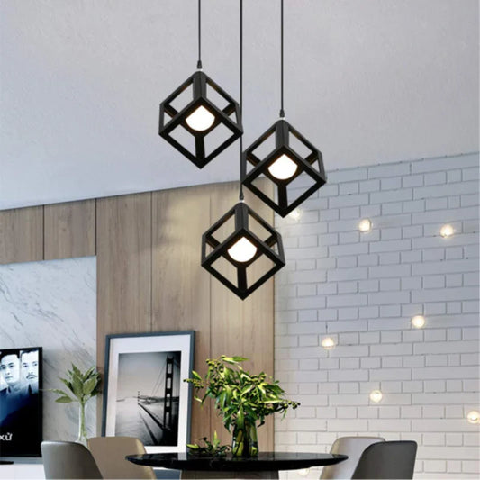 3 In 1 Square Hanging Lamp