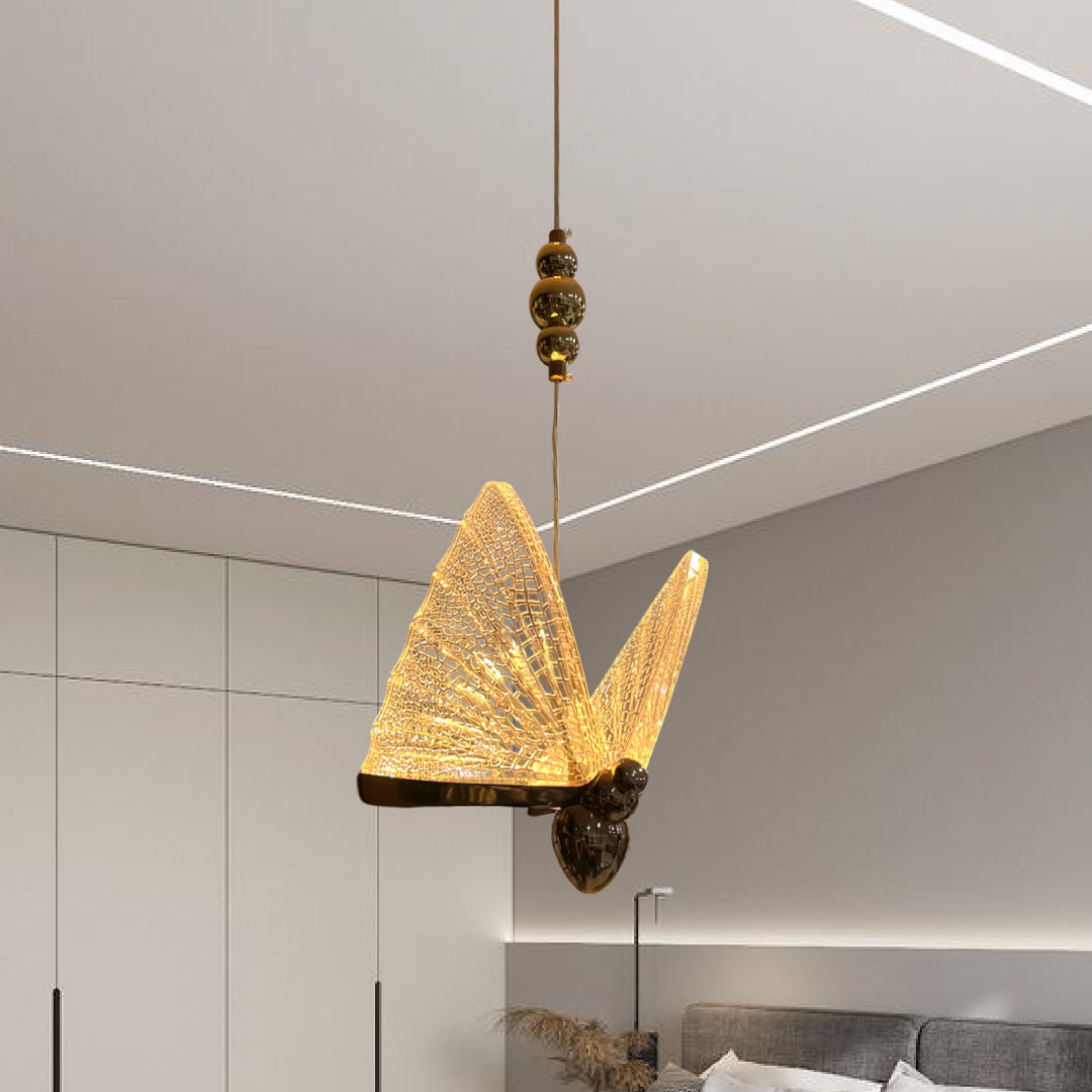 Cozy Warm Butterfly Hanging Light