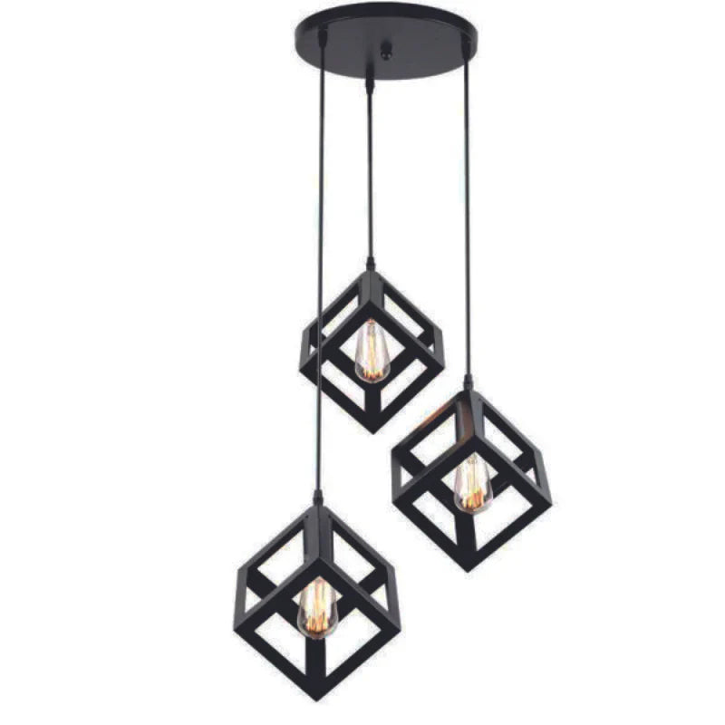 3 In 1 Square Hanging Lamp