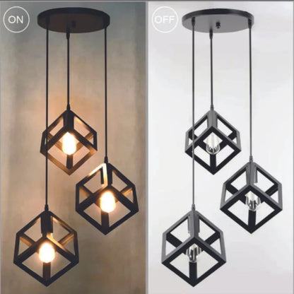 3 In 1 Square Hanging Lamp