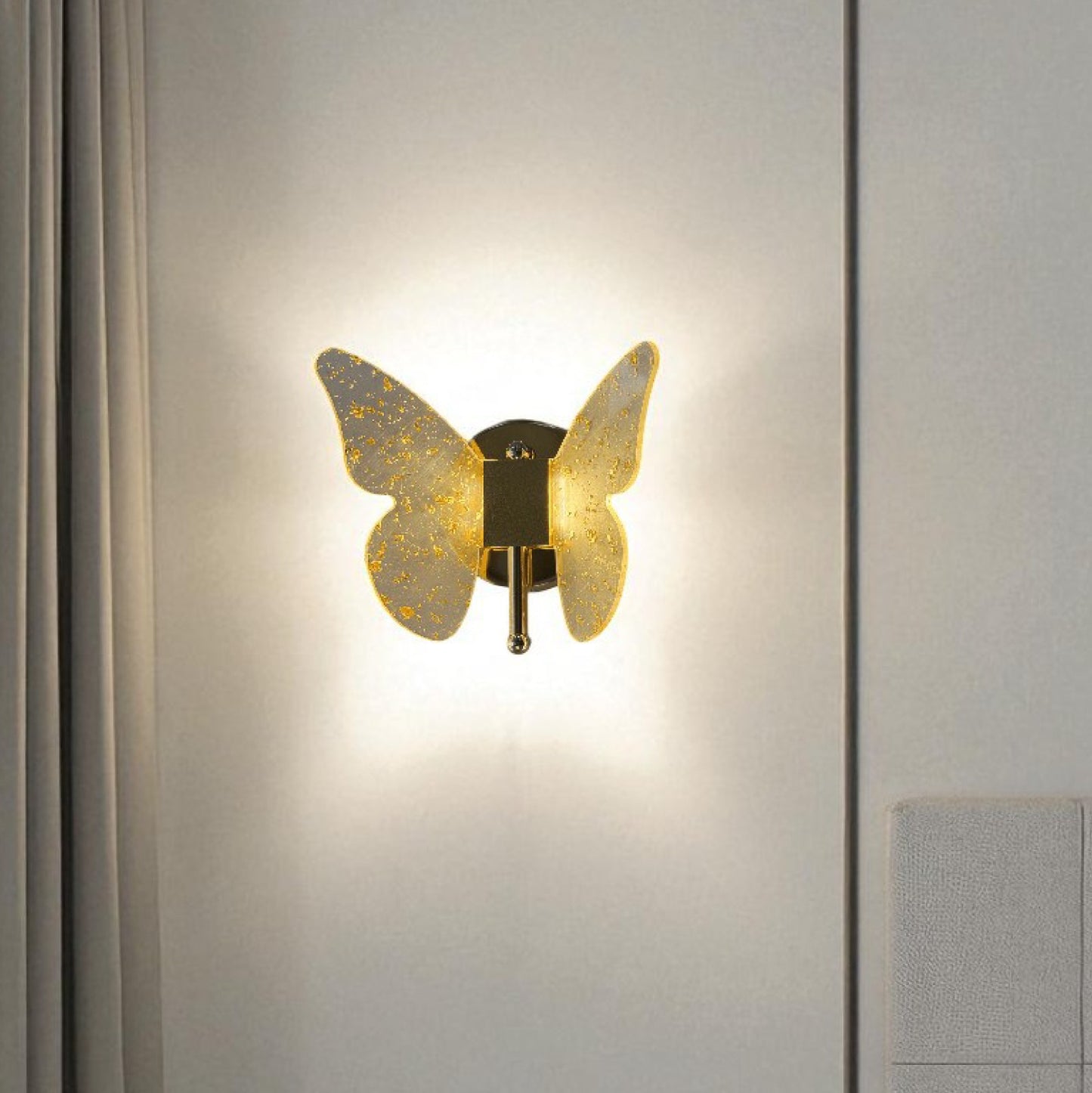 LED Butterfly Wall Light