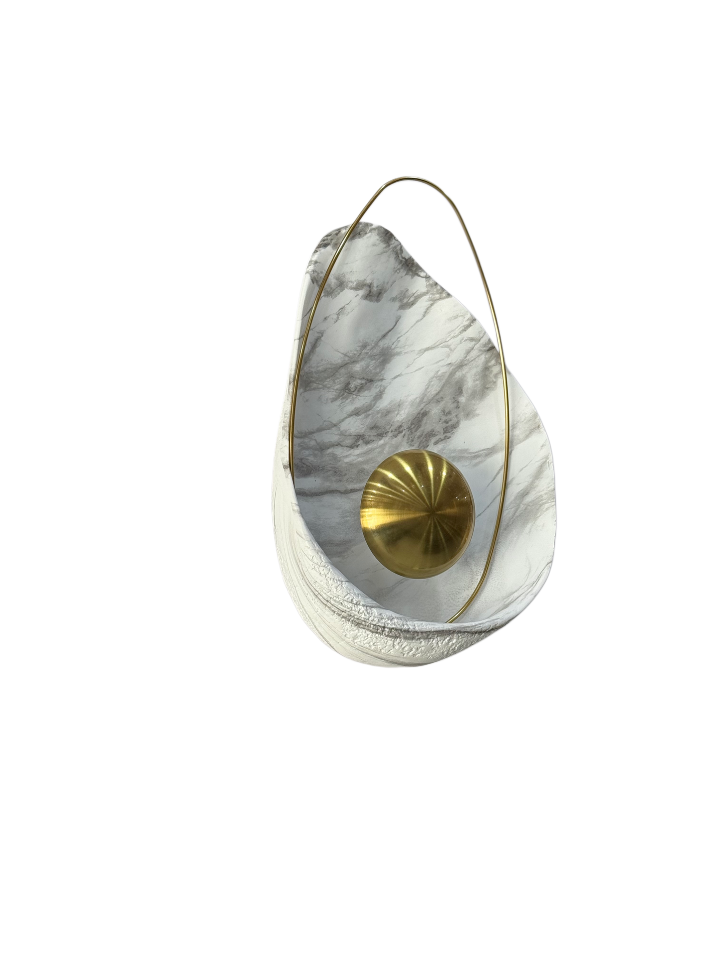 Marbel Shell Nordic Wall Sconce- Builtin LED