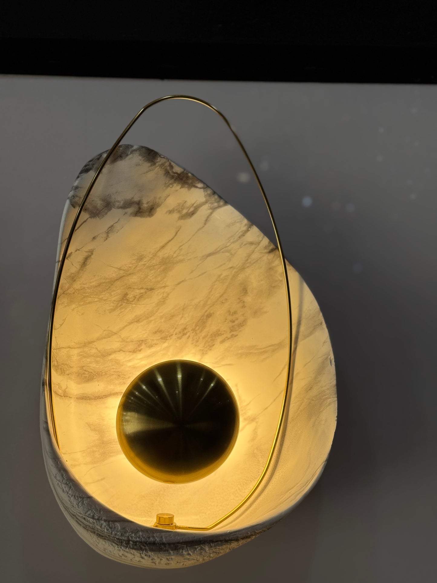 Marbel Shell Nordic Wall Sconce- Builtin LED