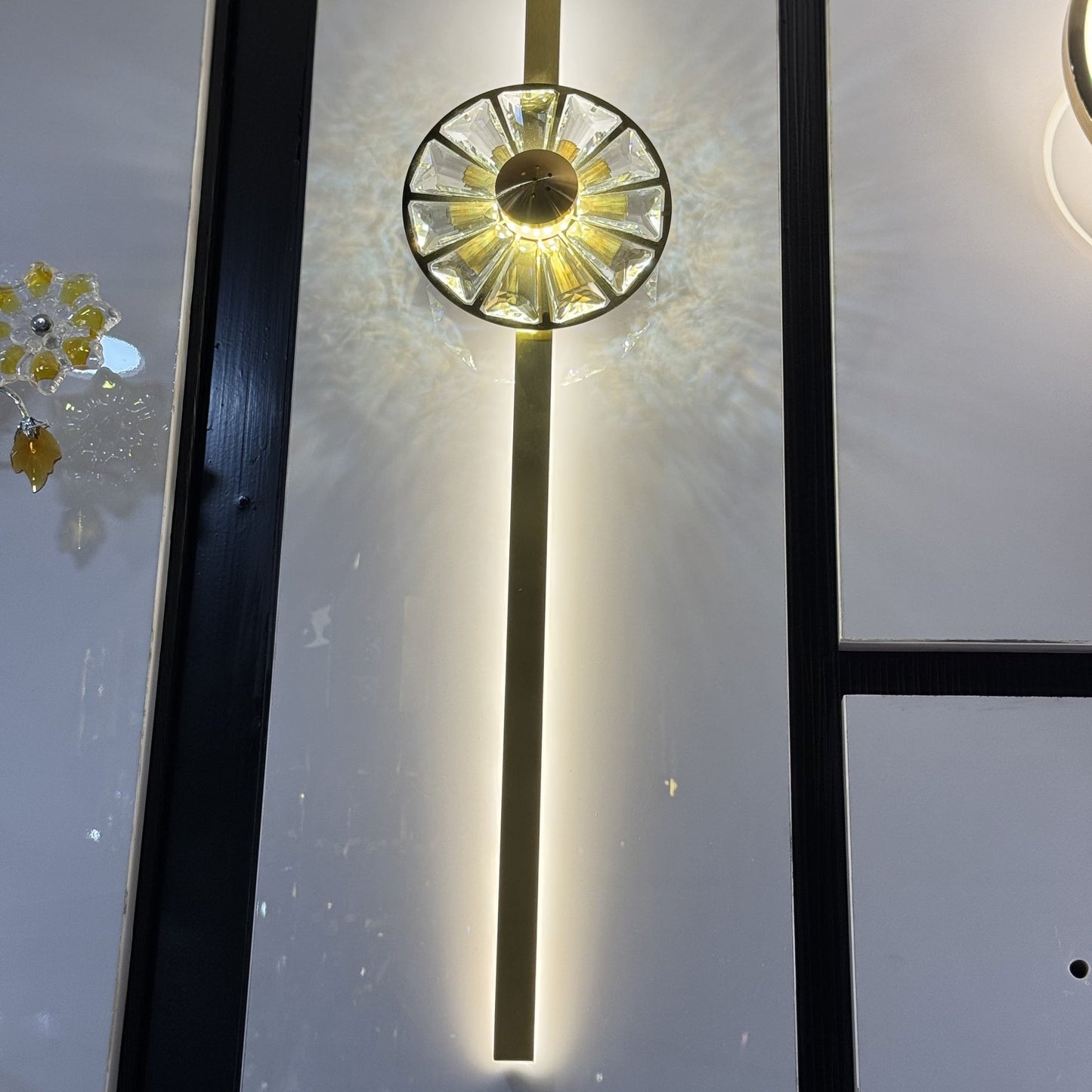 Luxury Crystal LED Wall Light – Elegant Modern Design