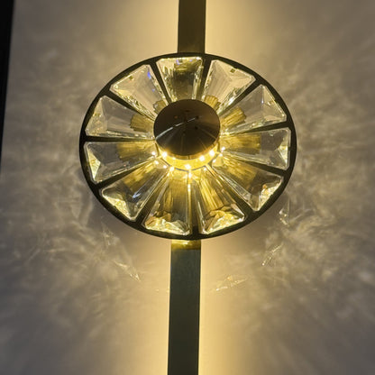 Luxury Crystal LED Wall Light – Elegant Modern Design