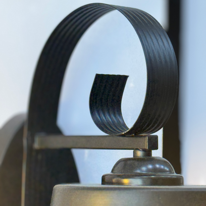 Sleek Black Metal Wall Lantern – Perfect for Indoors, Entrances & Lobbies