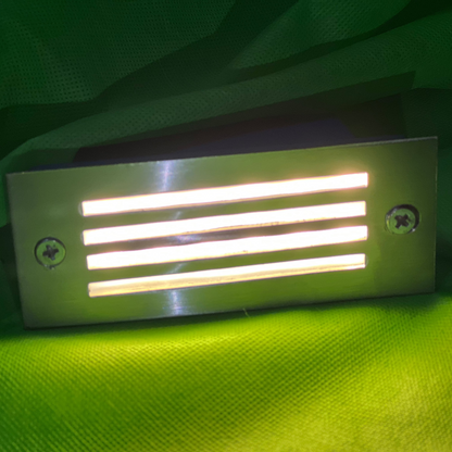 Step Light Rectangular Silver