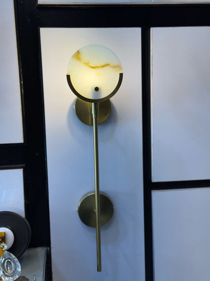 E14 Modern Marble & Gold Wall Light
