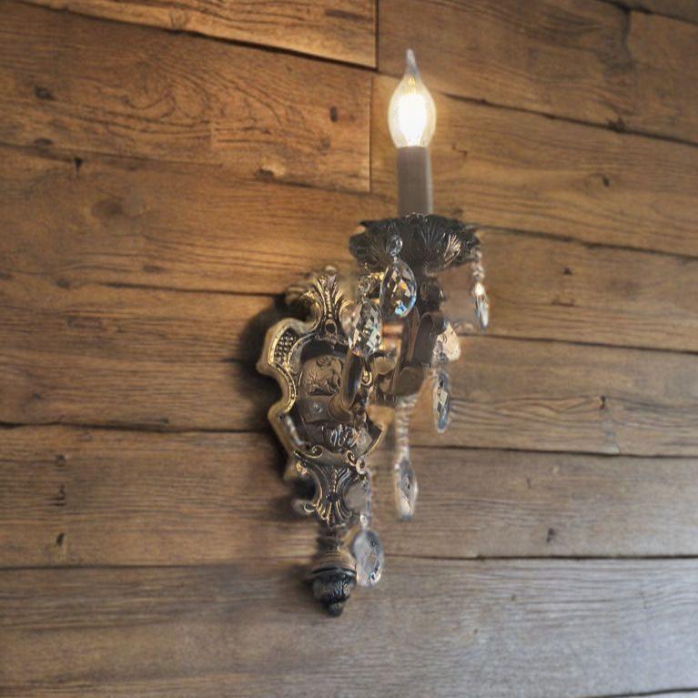 Antique Royal Crystal Modern Wall Light