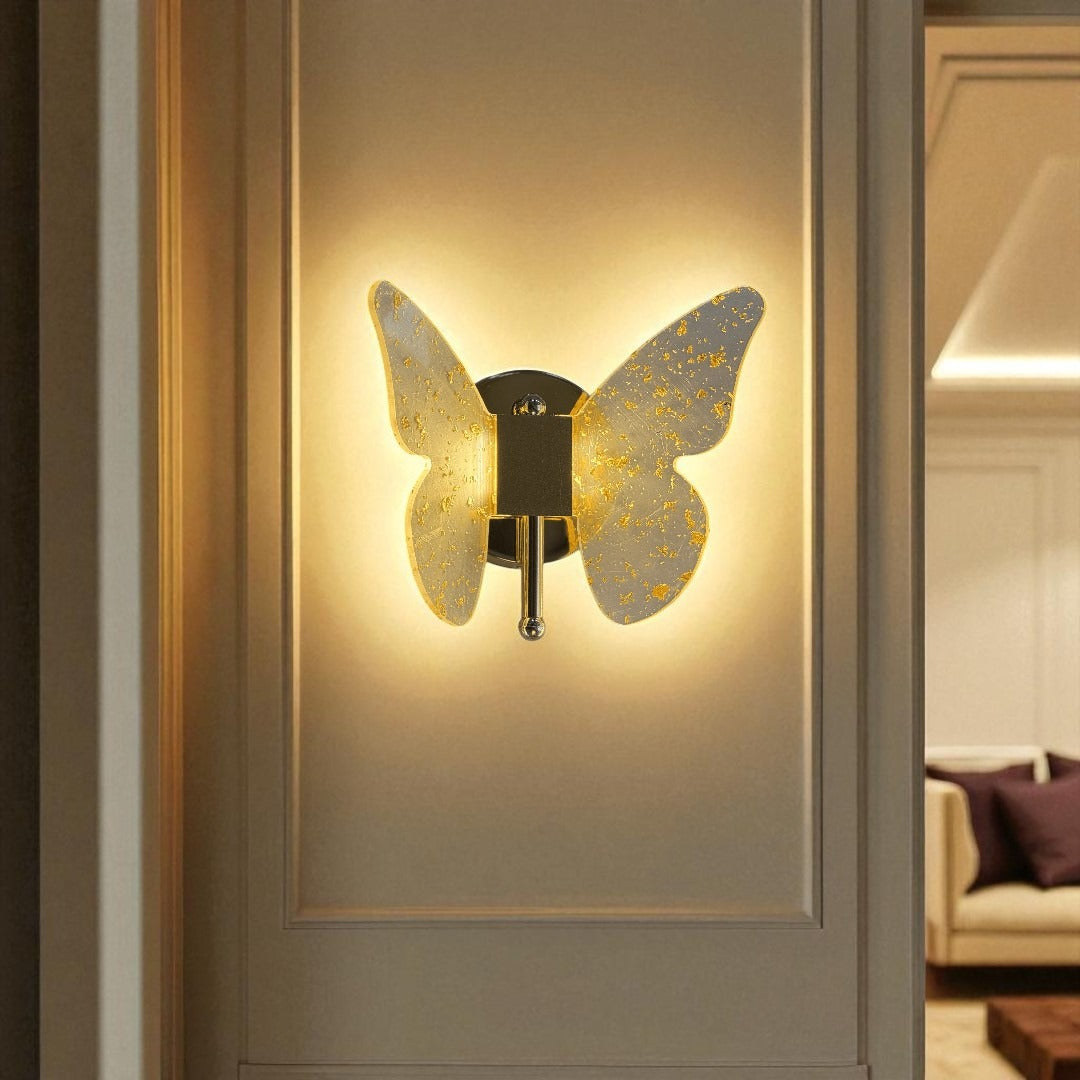 LED Butterfly Wall Light