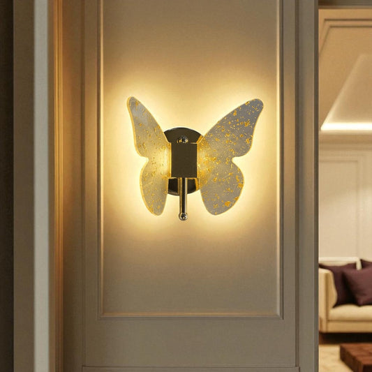 LED Butterfly Wall Light